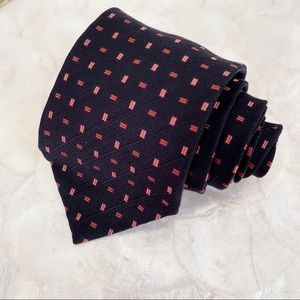 Richel Black Pink Silk Blend Classic Men’s Tie NEW